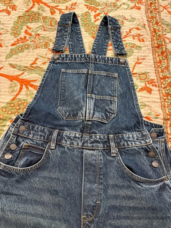 We The Free Good Luck Barrel Overalls in Medium - Picture 2 of 9